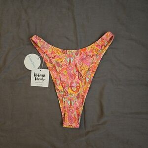 High Leg Vintage Bikini Bottom -Bahama Rama